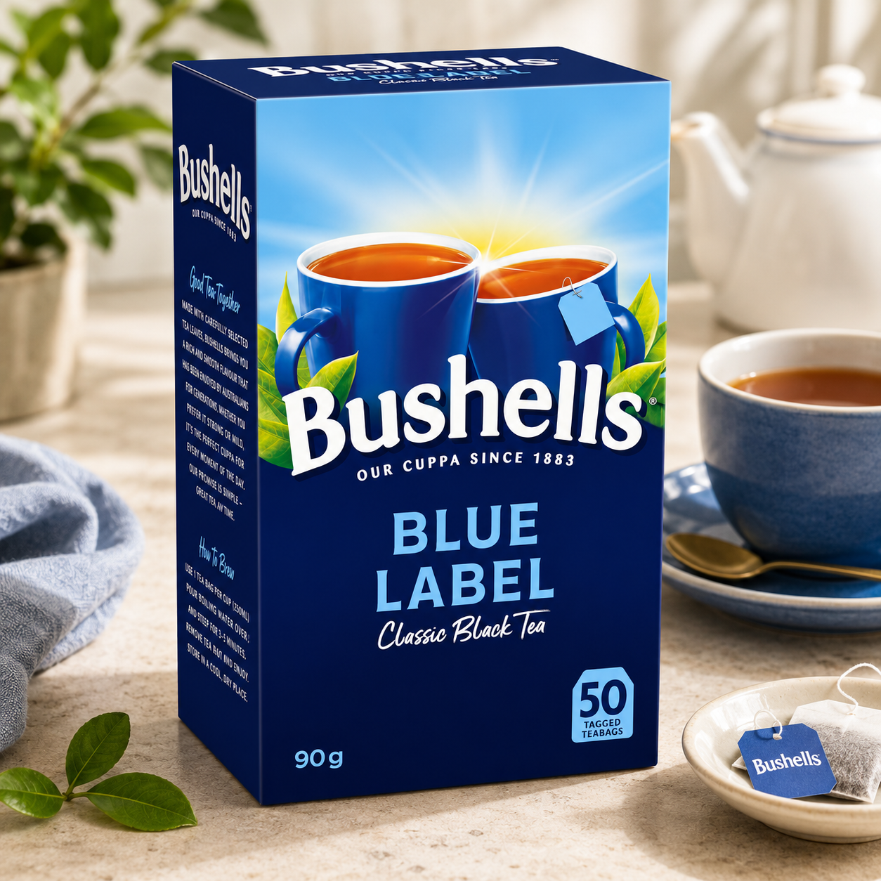 澳洲百年國民茶Bushells 藍牌經典黑紅茶包(50入) - 袋我GO